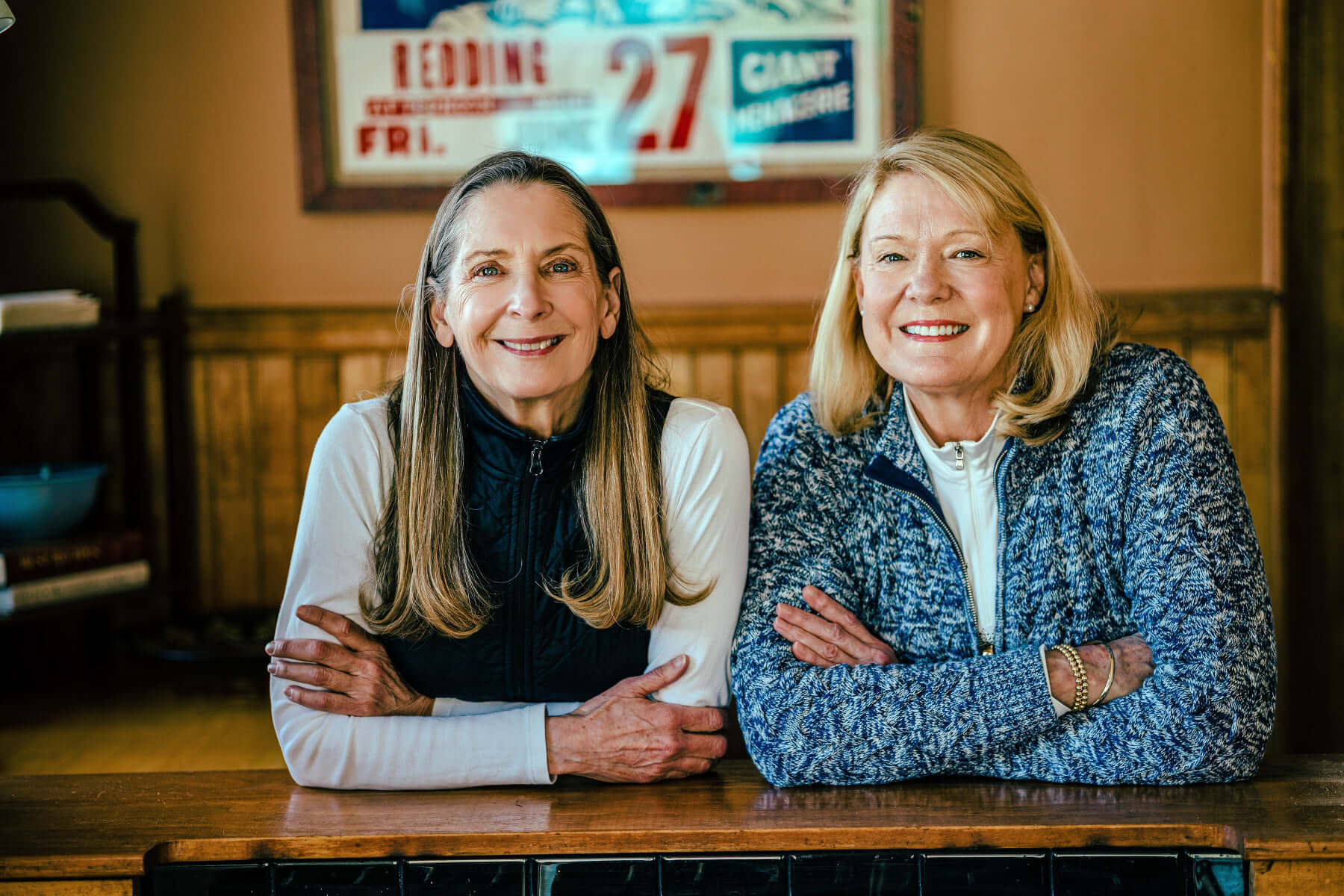 Portrait of Marie Morgan and Kris Wheeler