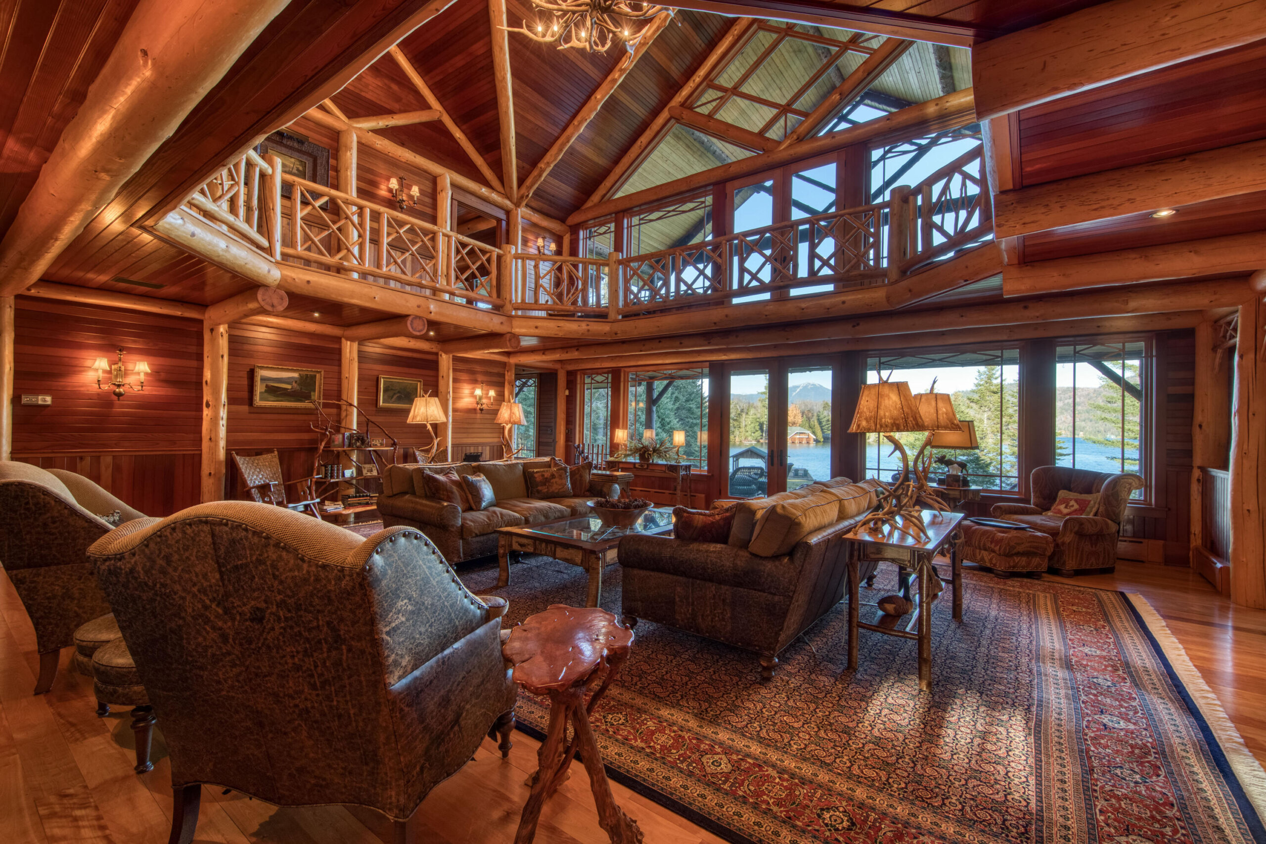luxury adk living room